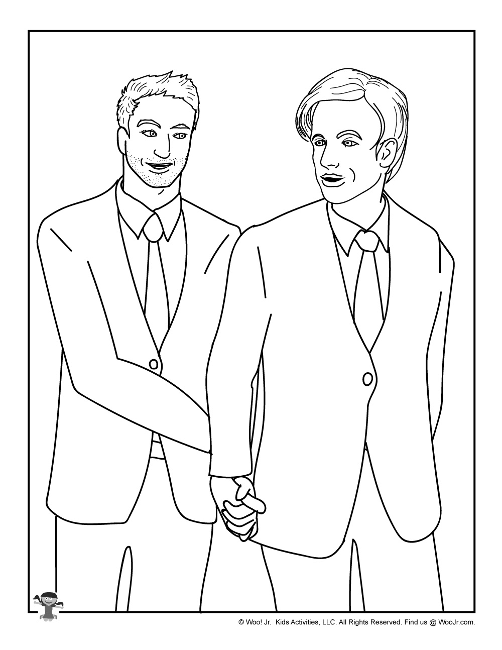 Gay-Wedding-Coloring-Page-for-Kids | Woo! Jr. Kids Activities : Children's  Publishing