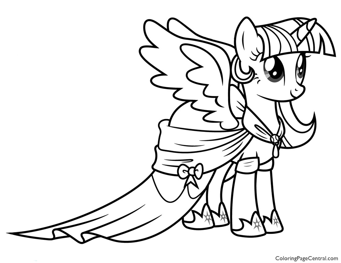My Little Pony Coloring Pages Princess Luna Filly At GetDrawings ...
