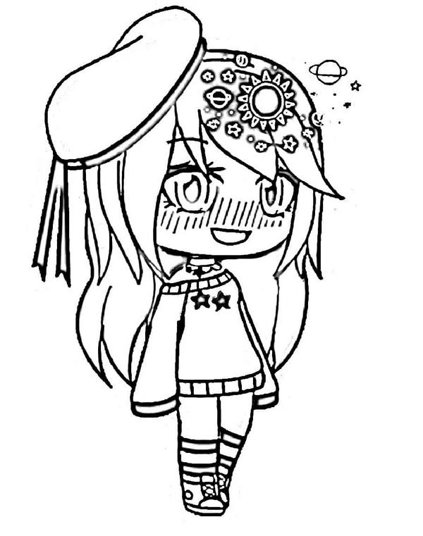 Gacha Life Coloring Pages   Coloring Home