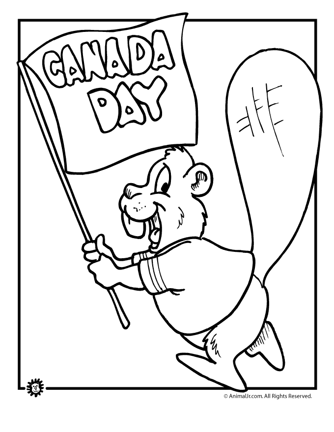 Canaday Day Coloring Page | Woo! Jr. Kids Activities