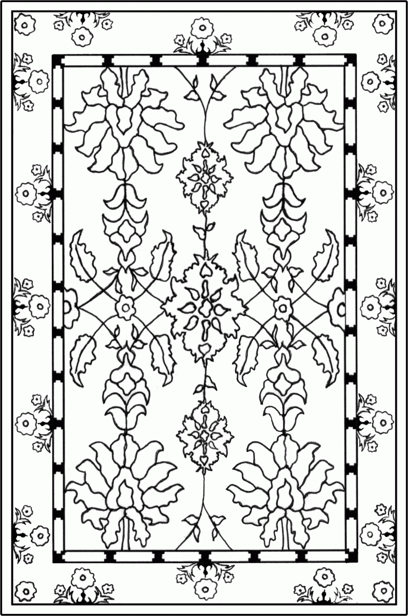Little Muslim Coloring Page Coloring Pages