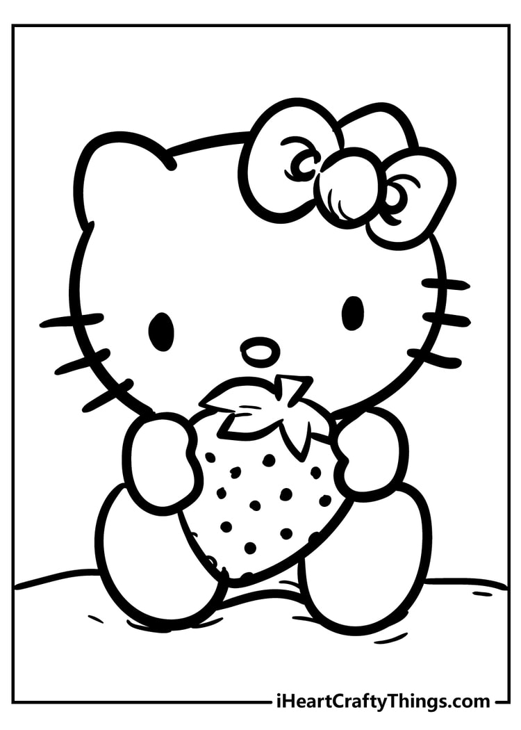 Hello Kitty Coloring Pages - Cute And ...