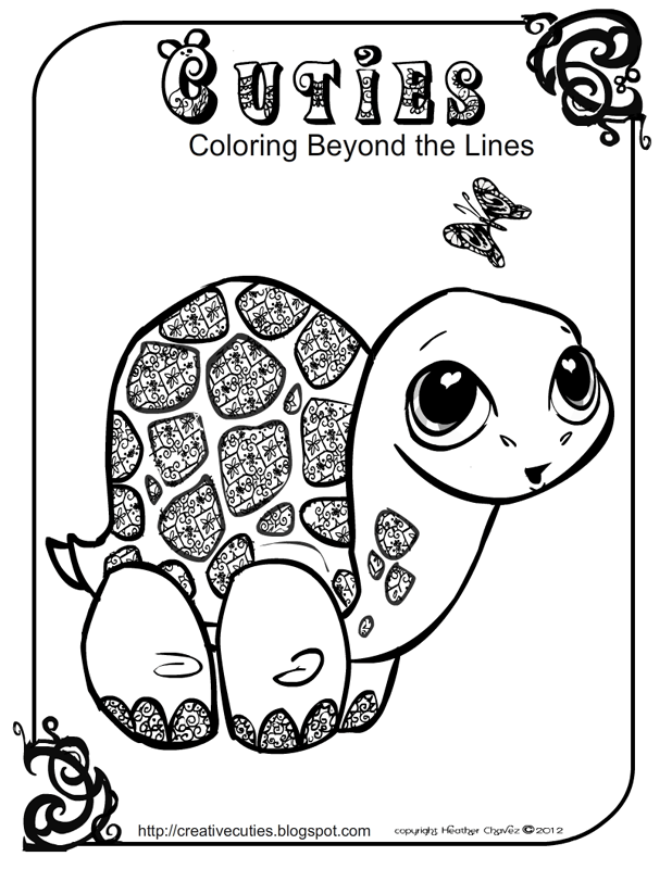 Littlest Pet Shop Turtle Coloring Pages