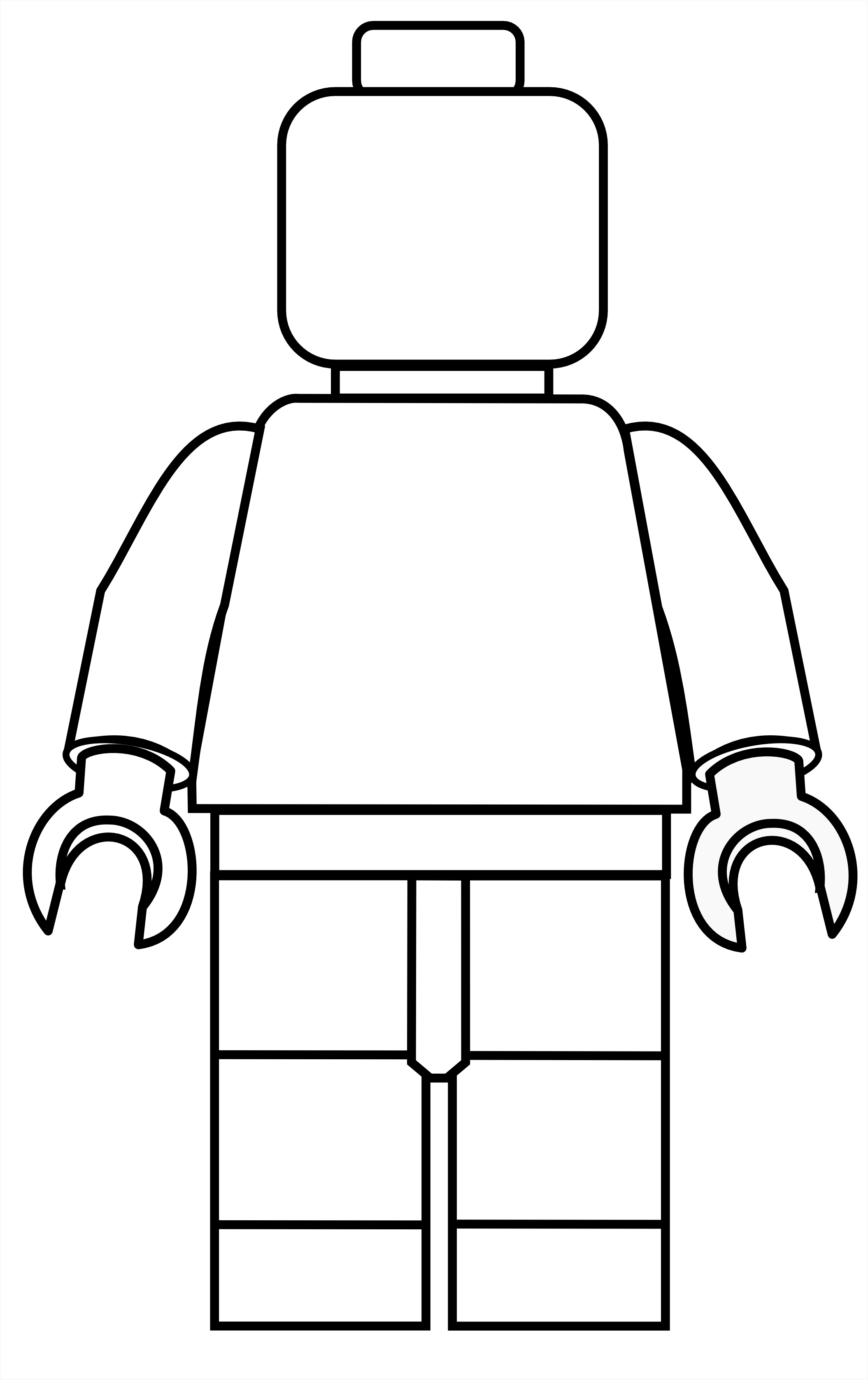 Person Outline Printable - Cliparts.co