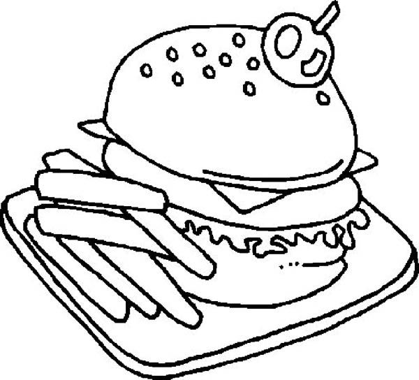 Download Junk Food Coloring Pages - Coloring Home