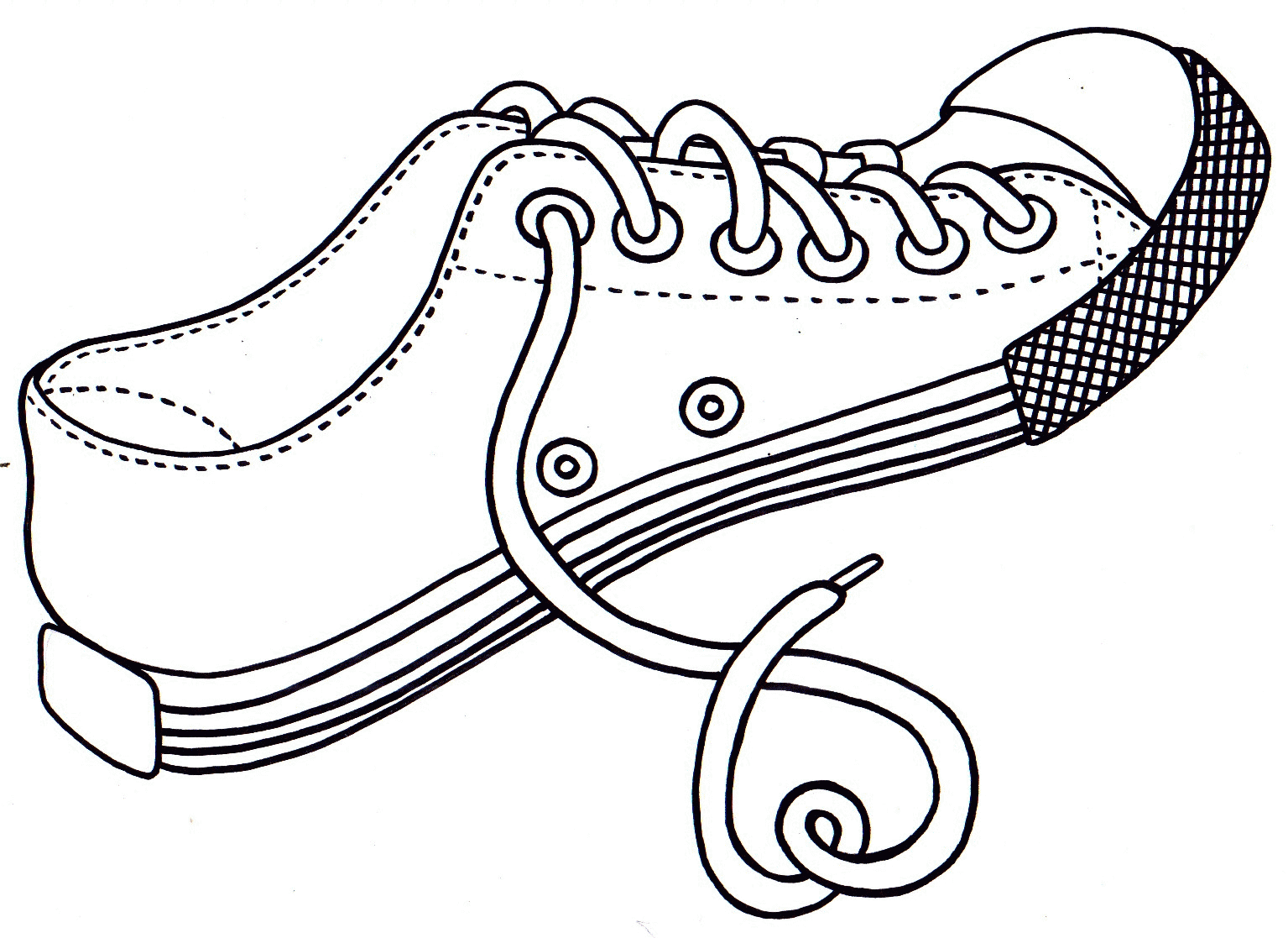 Coloring Pages For Shoes Printable - Coloring