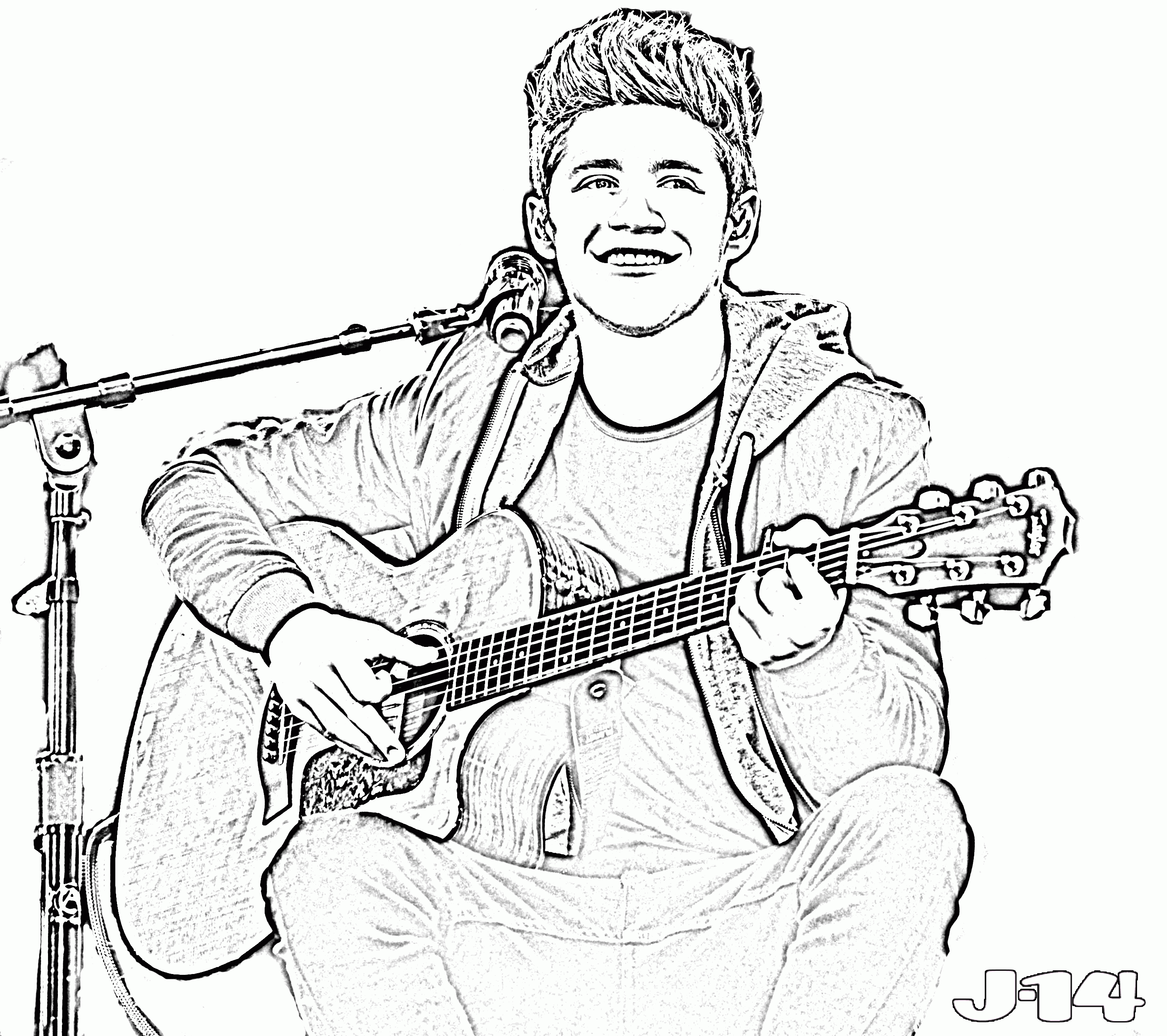 Download One Direction Printable Coloring Pages - Coloring Home