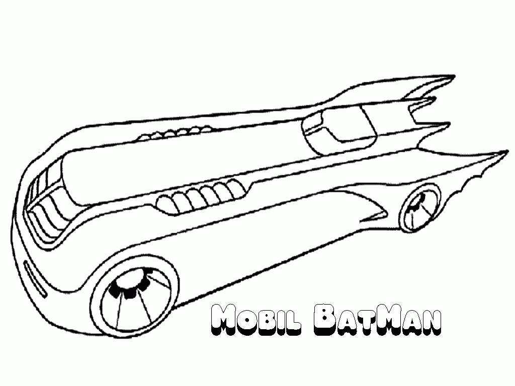 Batman Mobile Coloring Pages   Coloring Pages For All Ages ...