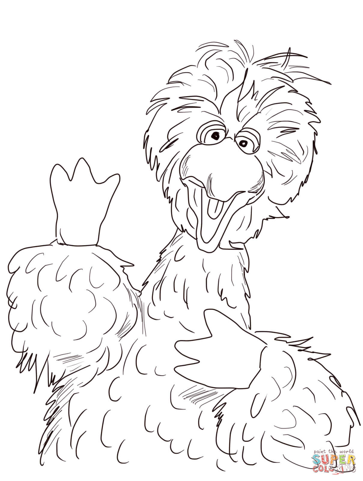 Big Bird Coloring Pages Printable Free Coloring Pages