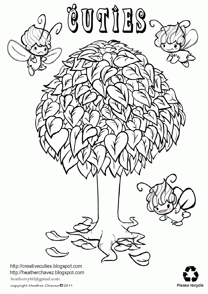 Orange Tree Coloring Sheets - High Quality Coloring Pages