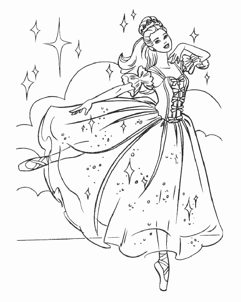Featured image of post Ballerina Barbie Coloring Pages Printable Here is a fresh set of coloring sheets for your little princesses