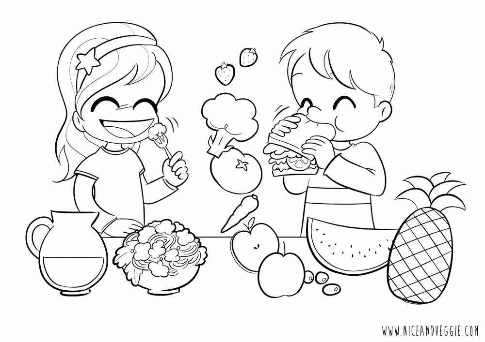 nutrition coloring page  coloring home