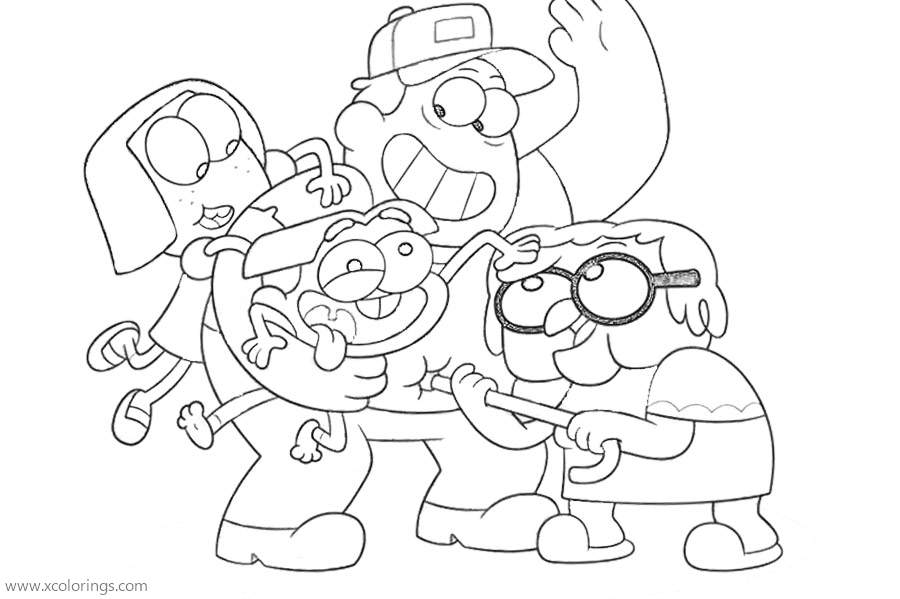 Big City Greens Family Coloring Pages - XColorings.com