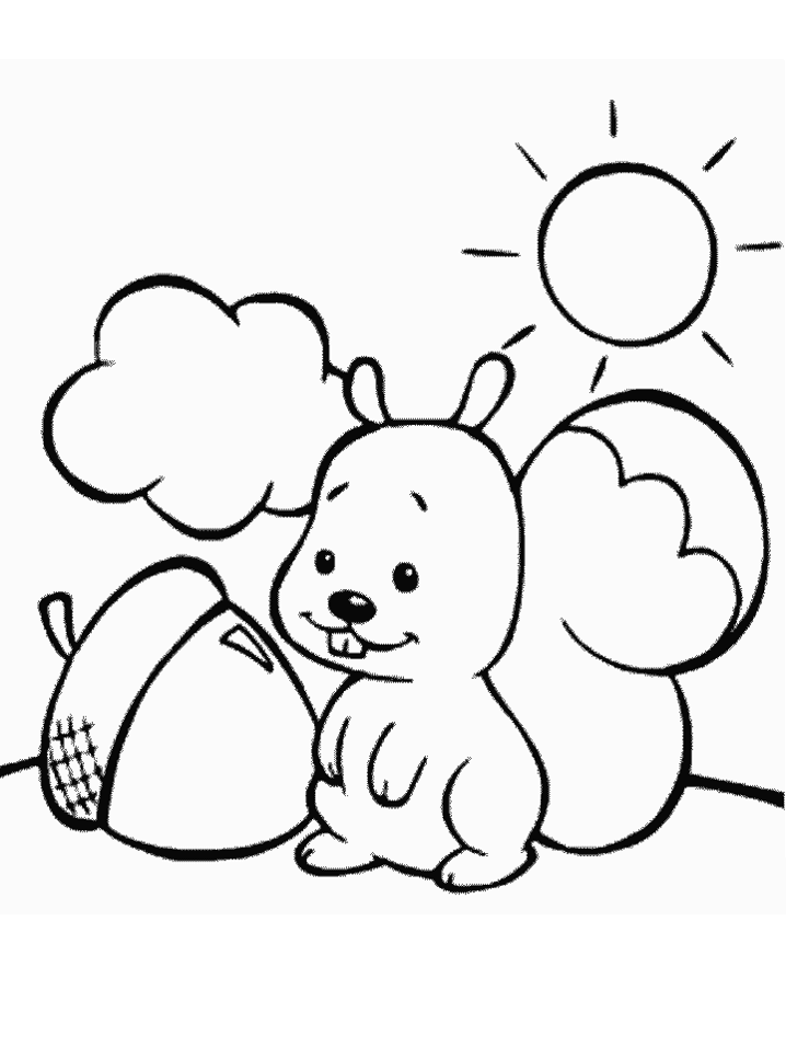 Free Preschool Squirrel Coloring Page, Download Free Clip Art, Free Clip  Art on Clipart Library