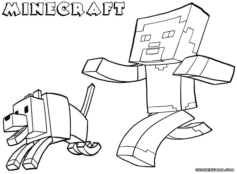 Minecraft coloring pages | Coloring pages to download and print