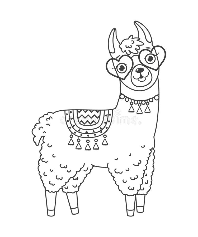 Download Alpaca Coloring Pages - Coloring Home