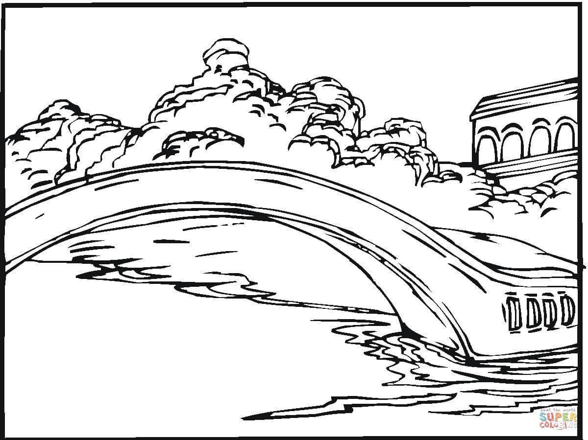 Bridge coloring pages | Free Printable Pictures