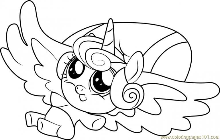 Flurry Heart My Little Pony coloring page | My little pony coloring,  Unicorn coloring pages, Heart coloring pages