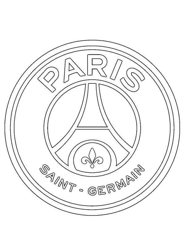 colouring page Paris Saint-Germain F.C. | coloringpage.ca