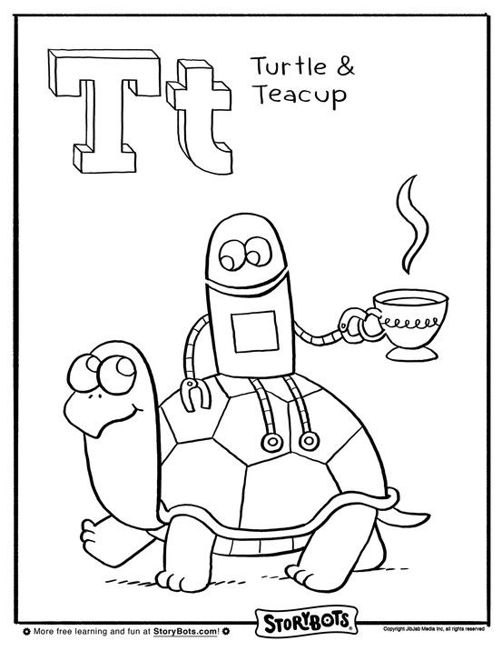 Storybots Coloring Pages - Coloring Home