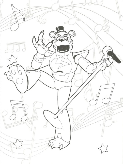 Fnaf Security Breach Coloring Pages