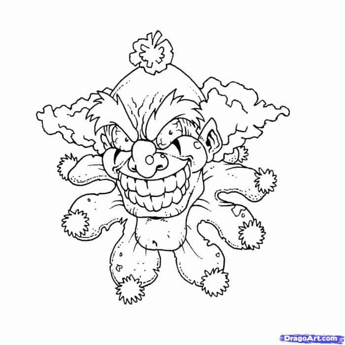 Pennywise Coloring Pages Ideas With Printable PDF - Free Coloring Sheets | Coloring  pages, Scary clowns, Pennywise the clown