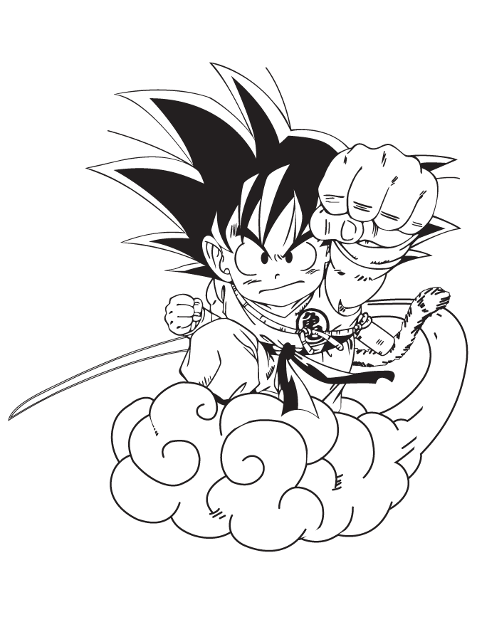 Kid Trunks Dbz Colouring Pages Page 3 Coloring Home
