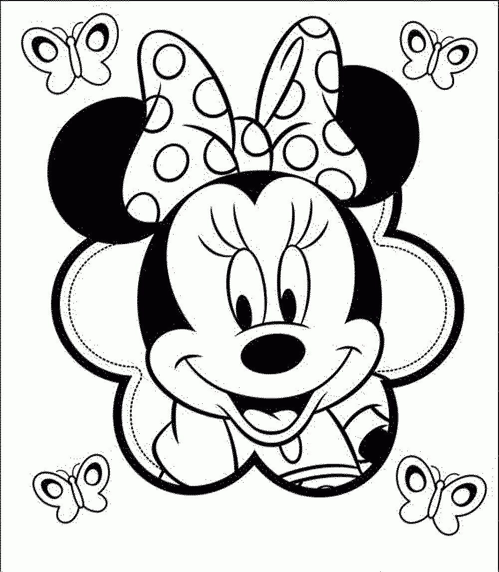 Free Disney Minnie Mouse Coloring Pages To Print For Kids Download ...