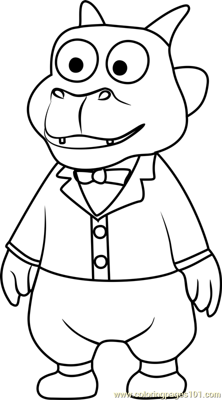 Tong-Tong Coloring Page - Free Pororo the Little Penguin ...