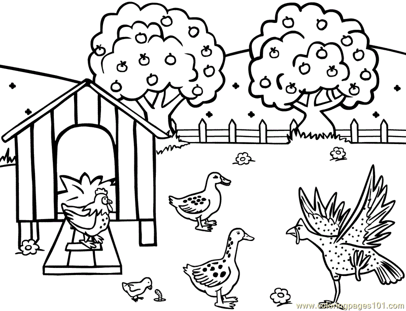Free Coloring Pages Farm, Download Free Clip Art, Free Clip Art on ...
