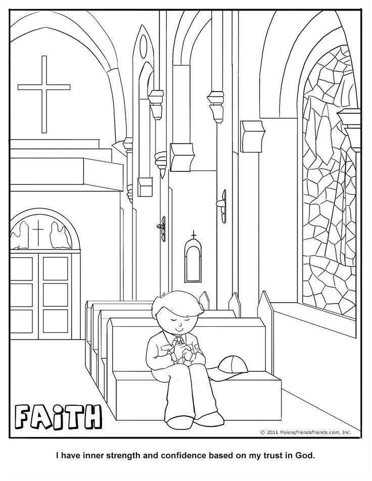 Church Coloring Pages Free Printable