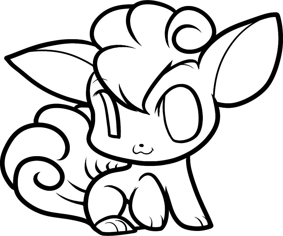 Chibi Vulpix Pokemon Coloring Page Free Printable Coloring Coloring Home This page was last updated to the final version. chibi vulpix pokemon coloring page