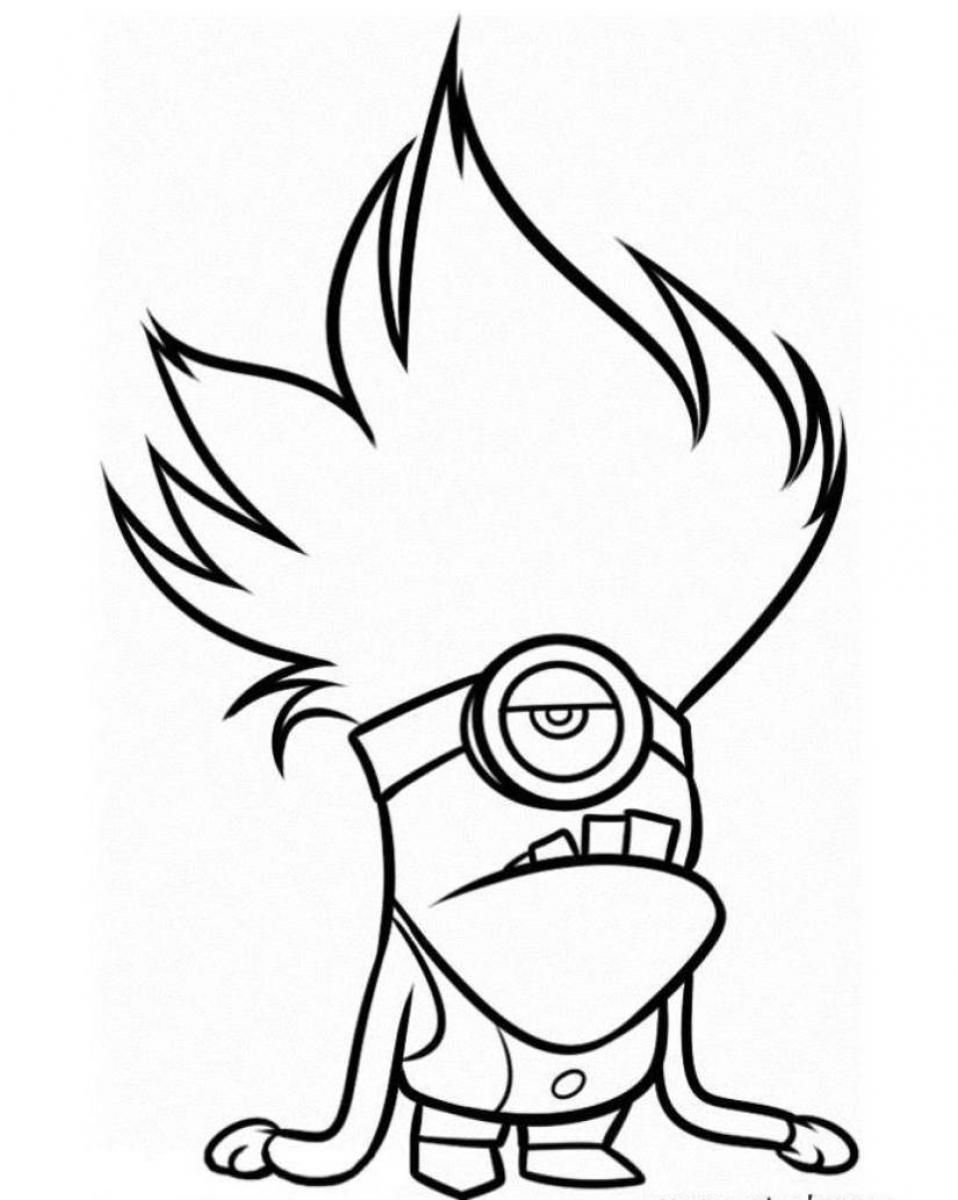 free printable minion coloring pages | Only Coloring Pages