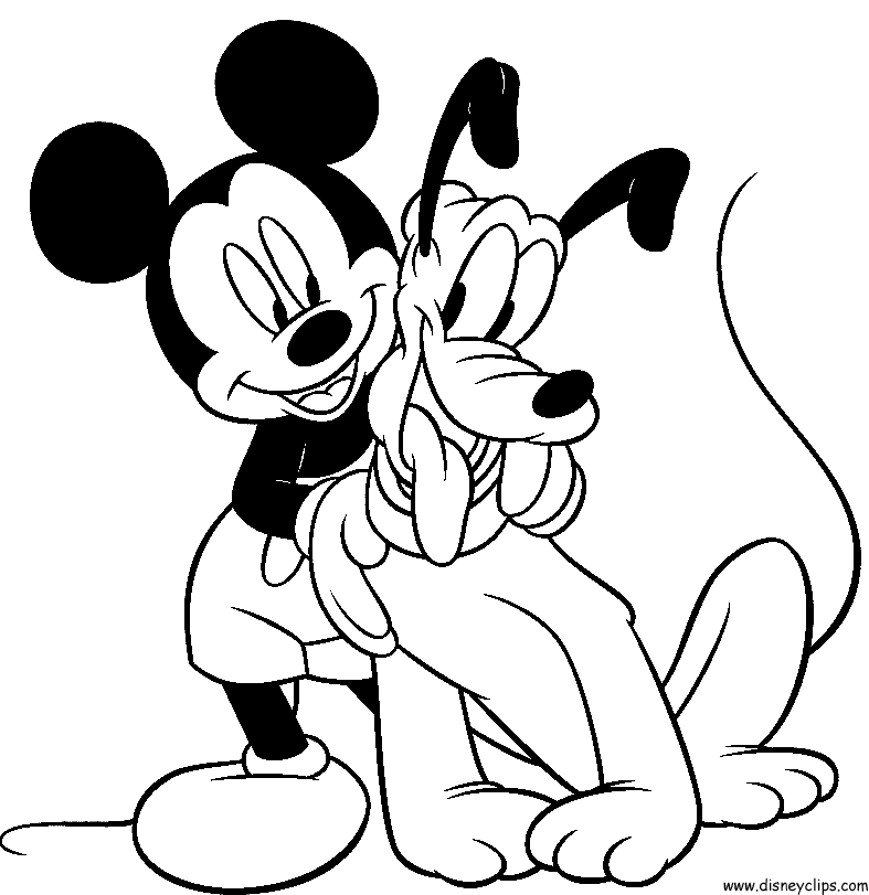 BABY Mickey Mouse AND FRIENDS Coloring Pages Coloring Home