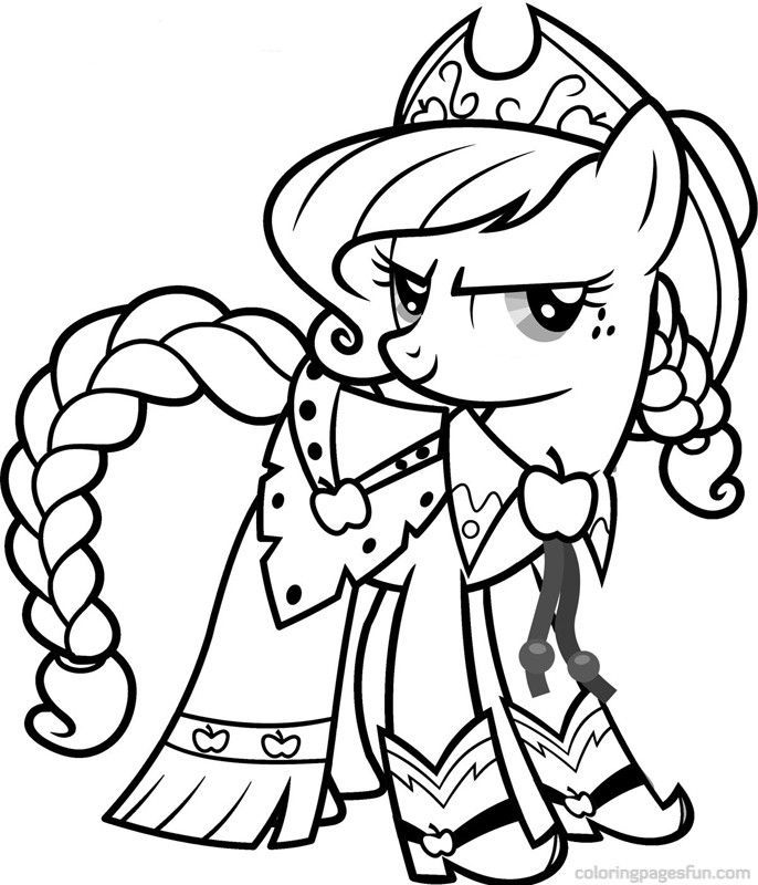 Applejack Coloring Pages | For The Kids! | Pinterest | Coloring ...