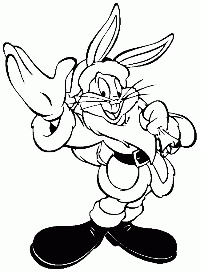 Bugs Bunny Basketball Coloring Pages | Cartoon Coloring pages of ...
