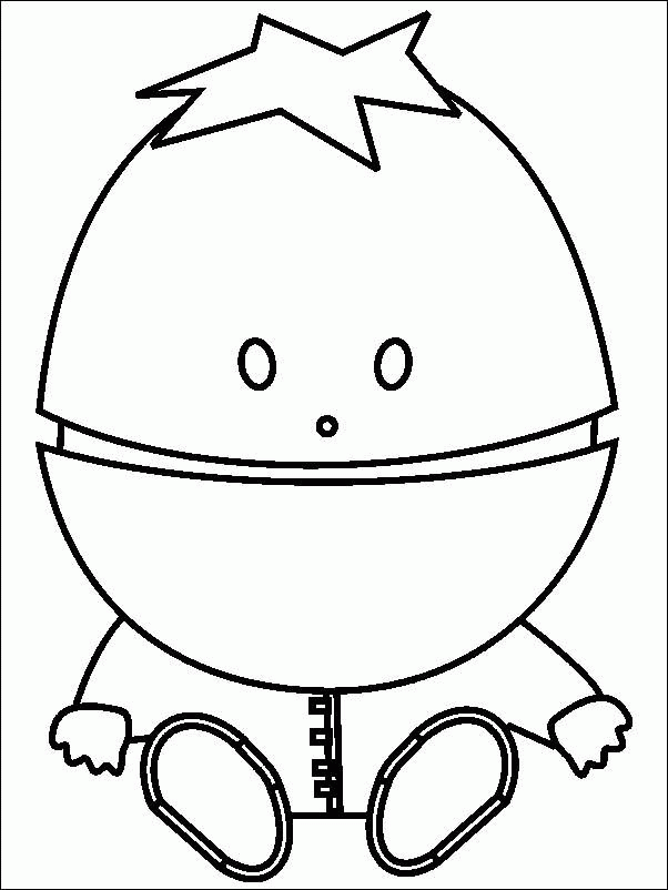 Coloring pages south park - baby | Adult Cartoon Colouring Pages ...