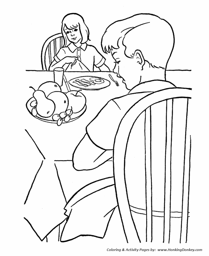Farm Life Coloring Pages | Printable Farm boy and girl at 