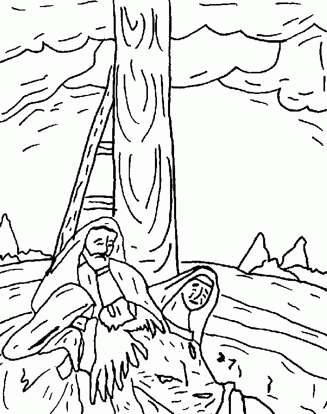 jesus burial Colouring Pages (page 2)
