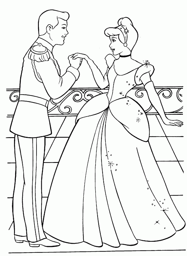 Wedding Coloring Pages Free Cindrella Coloring Pages Kids 266226 