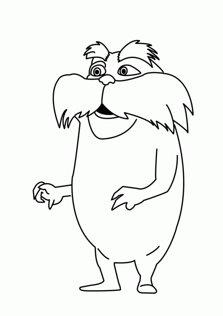 Cartoon: Lorax Coloring Pages Printable Picture, ~ Coloring Sheets