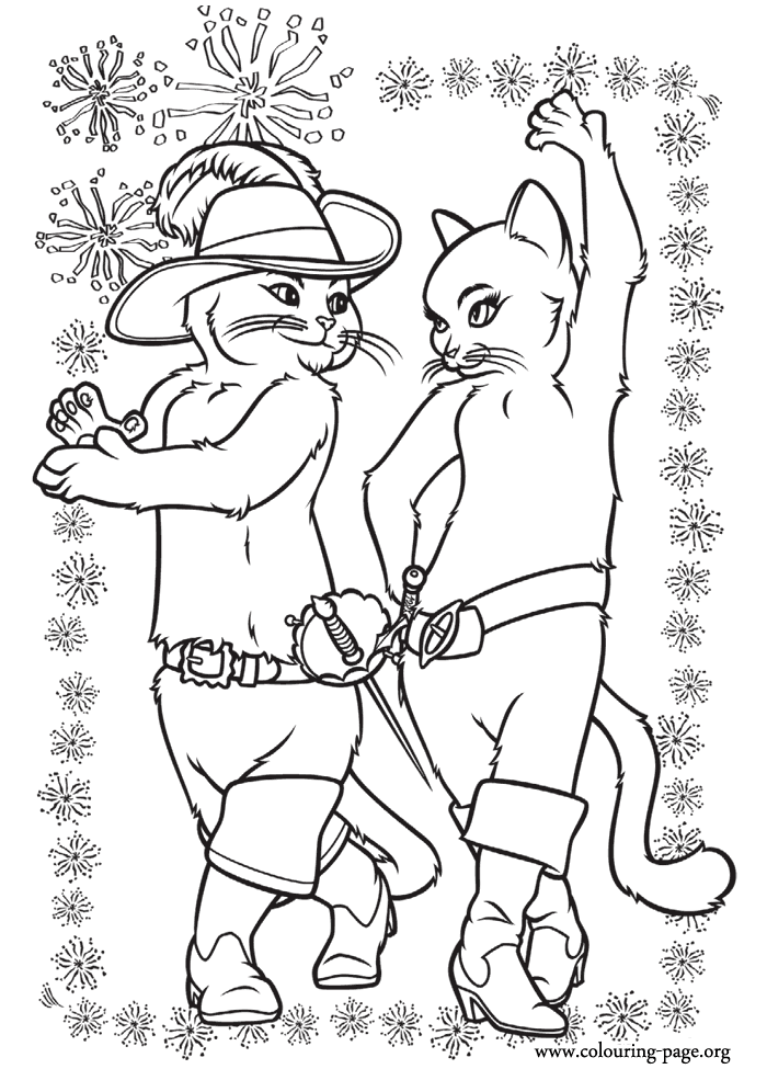 Puss In Boots Coloring Pages | Coloring Pages