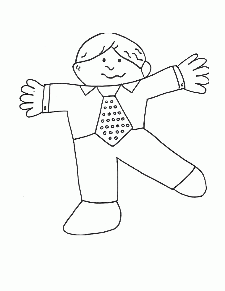 picture of flat stanley Colouring Pages