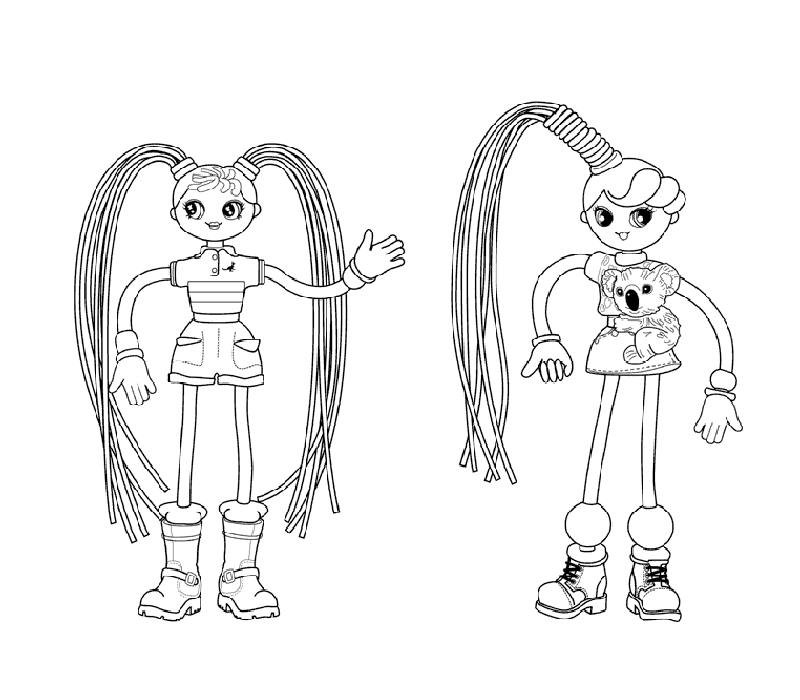 Betty Spaghetti - 999 Coloring Pages