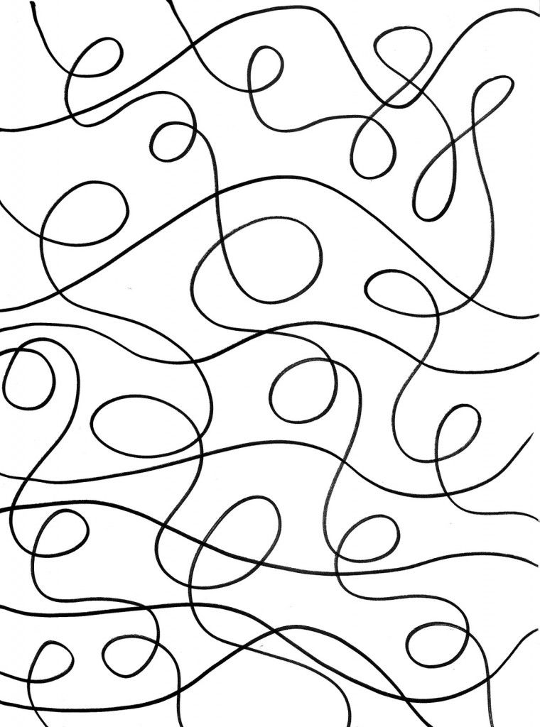 Easy Abstract Coloring Pages | Coloring Pages - Coloring Pages