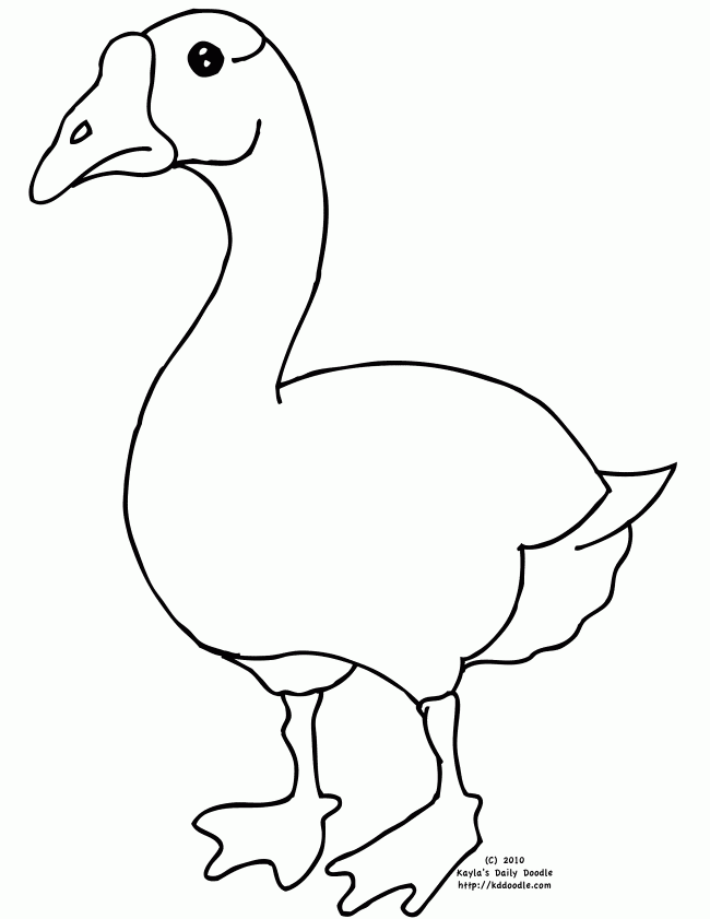 fat hen Colouring Pages