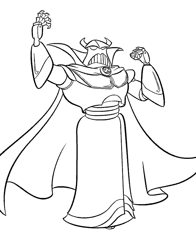 zurg z toy story coloring page  coloring home