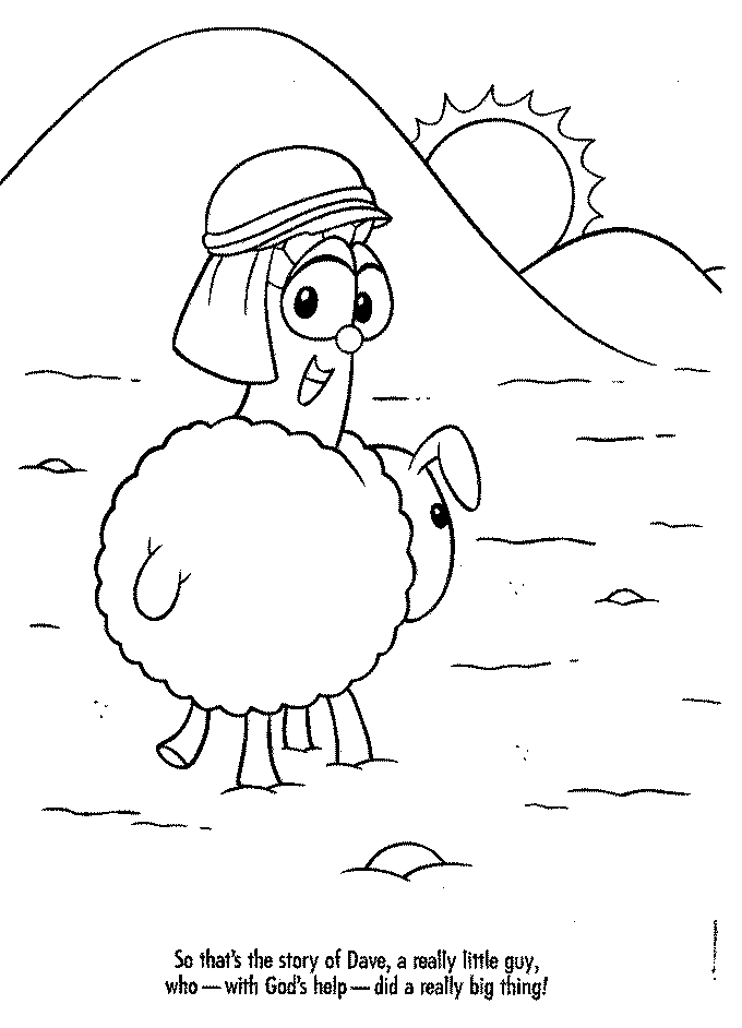 Image 14 Veggie Tales Christian Coloring Pages Coloring Pages