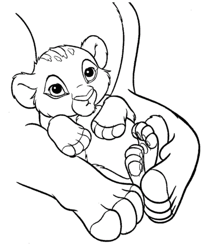 lion king 23 Colouring Pages (page 3)