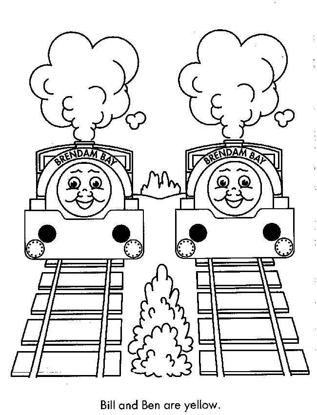 Thomas The Tank Engine coloring pages | Grandkids!